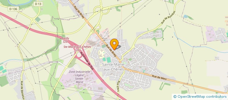 localisation de l'entreprise MADAME MAGUELONE CUNHA DA SILVA  SAINTE-MARIE-AUX-CHENES