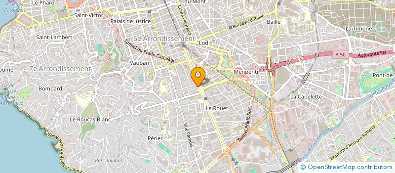 localisation de l'entreprise MADAME MAGUELONE DELTORT-LINOTTE à MARSEILLE