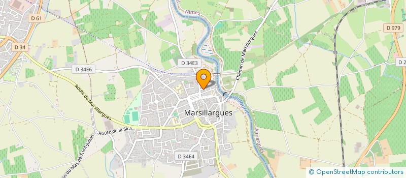 localisation de l'entreprise MADAME MAGUELONE GUILLARMET  MARSILLARGUES