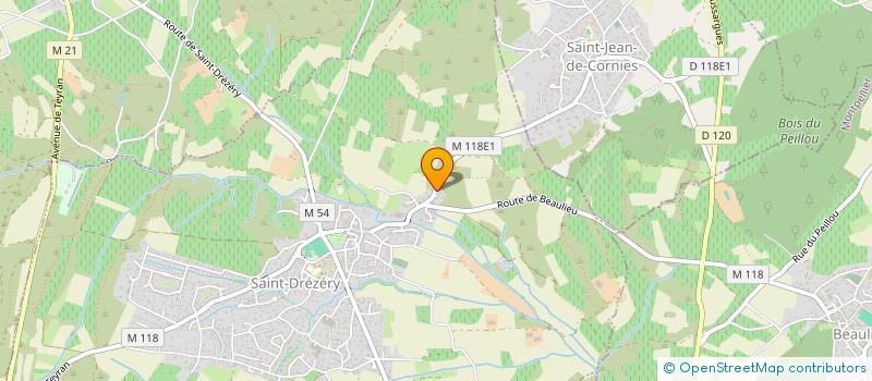 localisation de l'entreprise MADAME MAGUELONE LAGARDE  SAINT-DREZERY