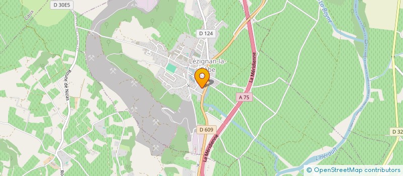 localisation de l'entreprise MADAME MAGUELONE VIVIEZ DE CHATTELARD  LEZIGNAN-LA-CEBE