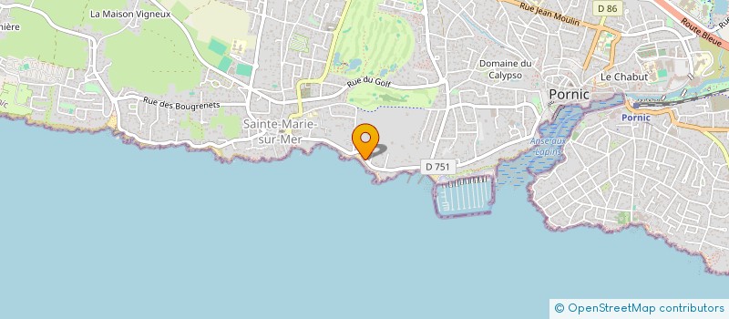 localisation de l'entreprise MADAME MAGUELONNE BLANDIN  PORNIC