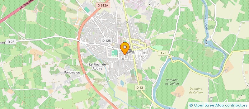 localisation de l'entreprise MADAME MAGUELONNE ESCANDE  BESSAN