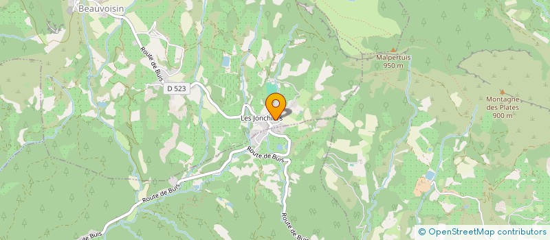 localisation de l'entreprise MADAME MAGUELONNE SOULAGES  GIERES