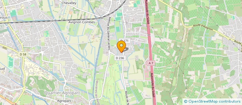 localisation de l'entreprise MADAME MAGUETTE GUEYE  MORIERES-LES-AVIGNON