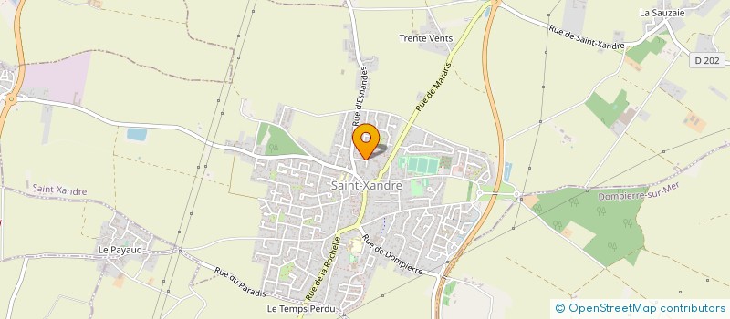 localisation de l'entreprise MADAME MAGUETTE NDOYE  SAINT-XANDRE