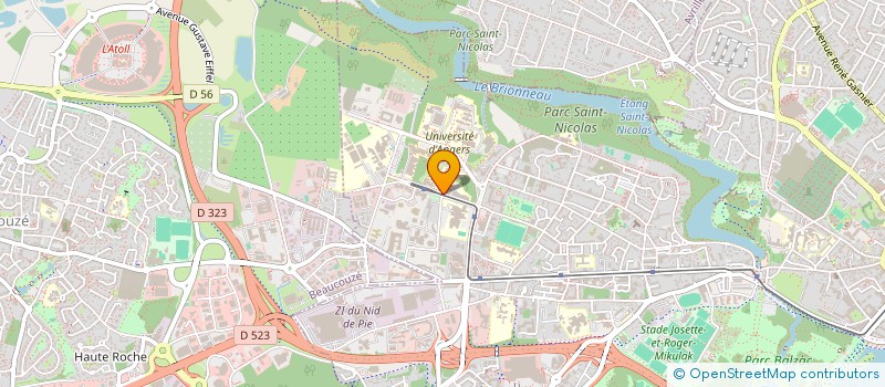 localisation de l'entreprise MADAME MAGUETTE SEMBENE à ANGERS