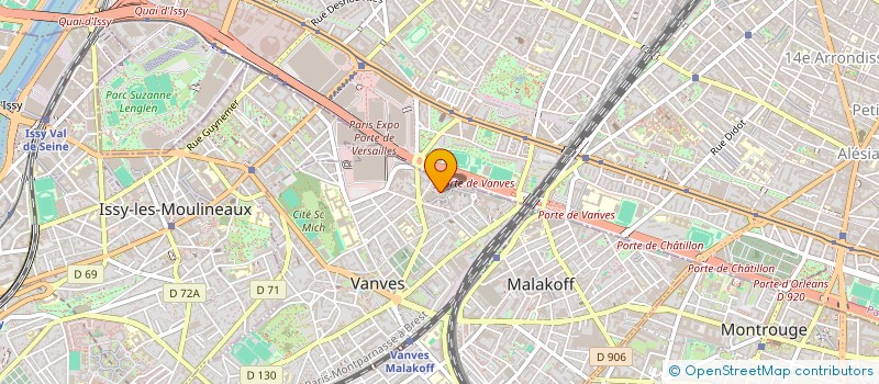 localisation de l'entreprise MADAME MAGUILENE BADJI  VANVES