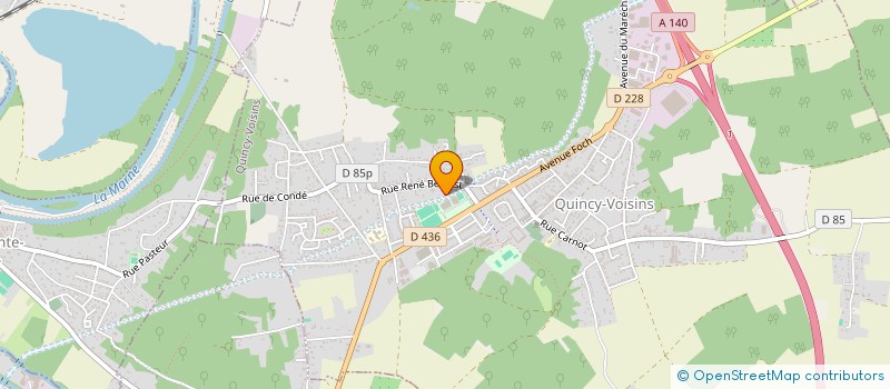 localisation de l'entreprise MADAME MAGUY BOUTIFARD  QUINCY-VOISINS