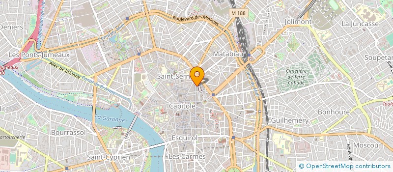 localisation de l'entreprise MADAME MAGUY CHICHEPORTICHE à TOULOUSE