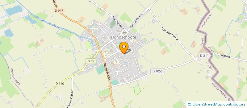 localisation de l'entreprise MADAME MAGUY DEFRANCQ  HONDSCHOOTE