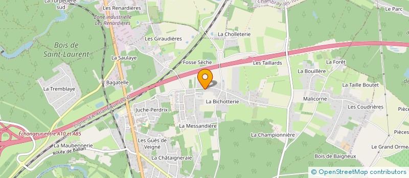 localisation de l'entreprise MADAME MAGUY GLACON  VEIGNE