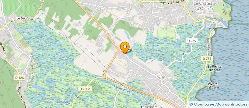 localisation de l'entreprise MADAME MAGUY GUYONNEAU à LE CHATEAU-D'OLERON