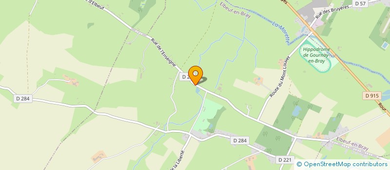 localisation de l'entreprise MADAME MAGUY HAUDIQUERT  ELBEUF-EN-BRAY