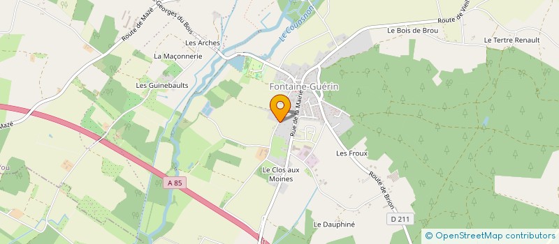 localisation de l'entreprise MADAME MAGUY LATOUCHE à BRISSAC LOIRE AUBANCE