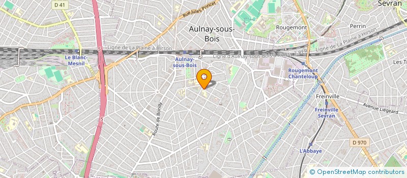 localisation de l'entreprise MADAME MAGUY MATHIEU à AULNAY-SOUS-BOIS