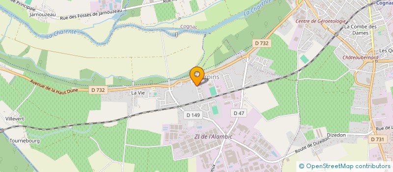 localisation de l'entreprise MADAME MAGUY PELTIN à MERPINS