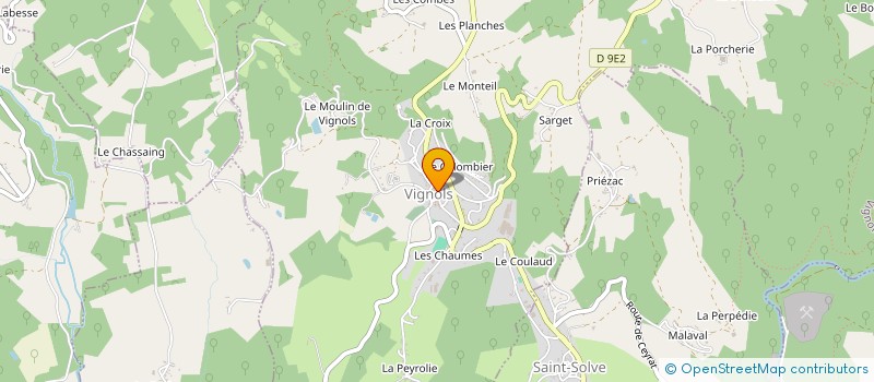 localisation de l'entreprise MADAME MAGUY THELLIER  CENAC ET SAINT JULIEN