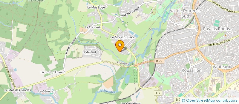 localisation de l'entreprise MADAME MAHA ABOUTIKAB à LIMOGES