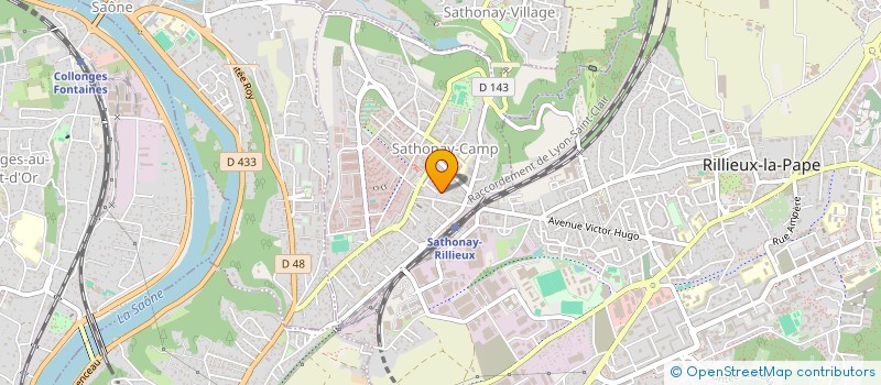 localisation de l'entreprise MADAME MAHA BEN SASSI  SATHONAY-CAMP