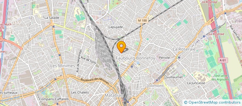 localisation de l'entreprise MADAME MAHA BOUGATTAYA  TOULOUSE