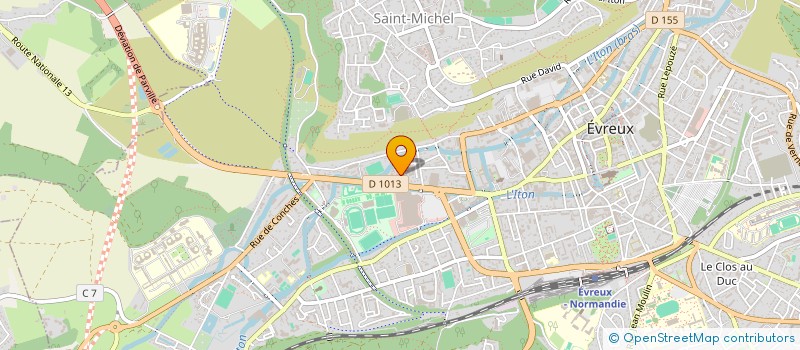 localisation de l'entreprise MADAME MAHASSINE BENCHRIF  EVREUX
