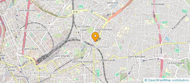 localisation de l'entreprise MADAME MAHAUD CAILLOL à MARSEILLE