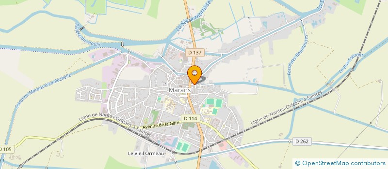 localisation de l'entreprise MADAME MAHAULT BOURGERON  MARANS