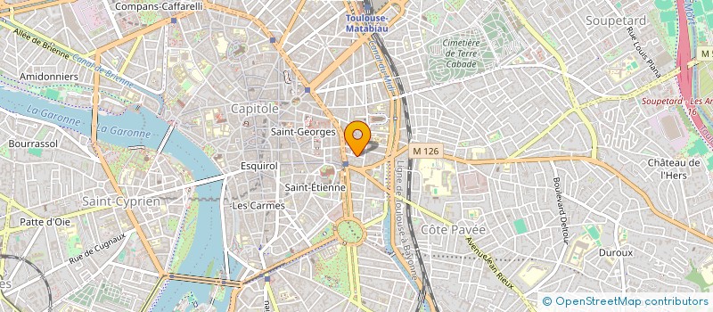 localisation de l'entreprise MADAME MAHAULT DUBRULE  TOULOUSE