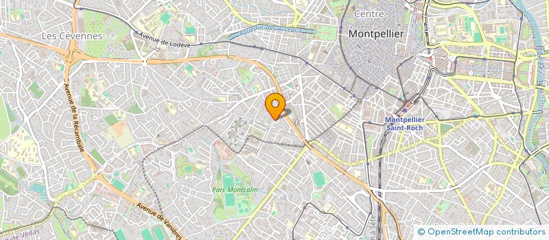 localisation de l'entreprise MADAME MAHAULT MOREL à MONTPELLIER