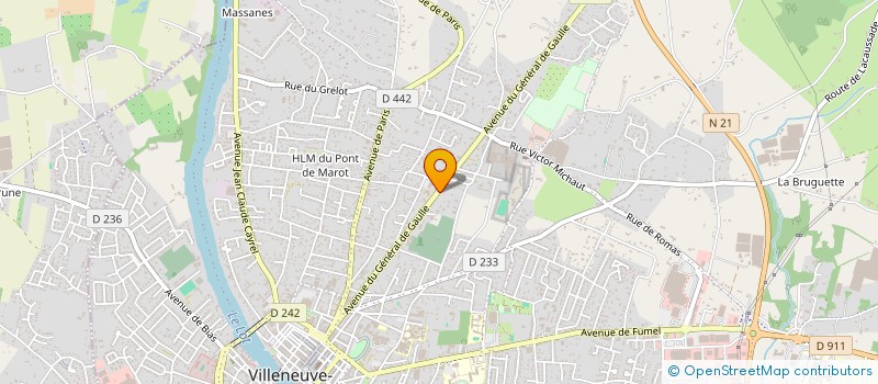 localisation de l'entreprise MADAME MAHAUT CHAZARD  AGEN