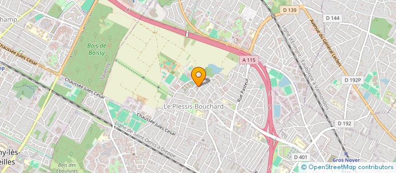 localisation de l'entreprise MADAME MAHAUT DE KERROS à EAUBONNE
