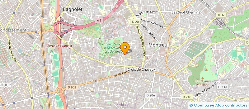 localisation de l'entreprise MADAME MAHAUT OMNES à MONTREUIL