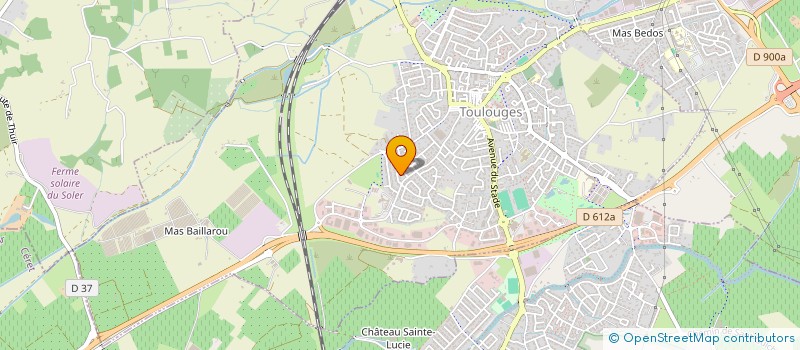 localisation de l'entreprise MADAME MAHAUT SERT  TOULOUGES