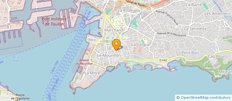 localisation de l'entreprise MADAME MAHBOUBA BOUAZIZI  TOULON