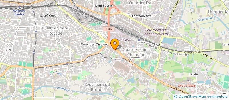 localisation de l'entreprise MADAME MAHDIA BABALI  AVIGNON