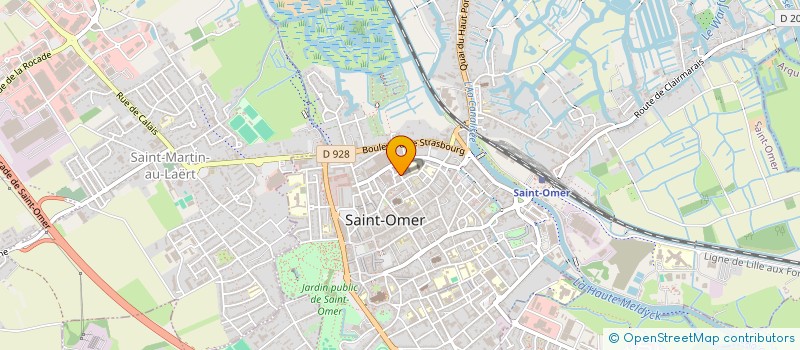 localisation de l'entreprise MADAME MAHDIA BEN ALI  SAINT-OMER