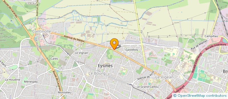 localisation de l'entreprise MADAME MAHDIYEH AGHAEE  EYSINES