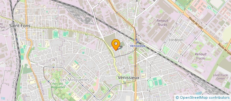 localisation de l'entreprise MADAME MAHDJEBA TAYBI  VENISSIEUX