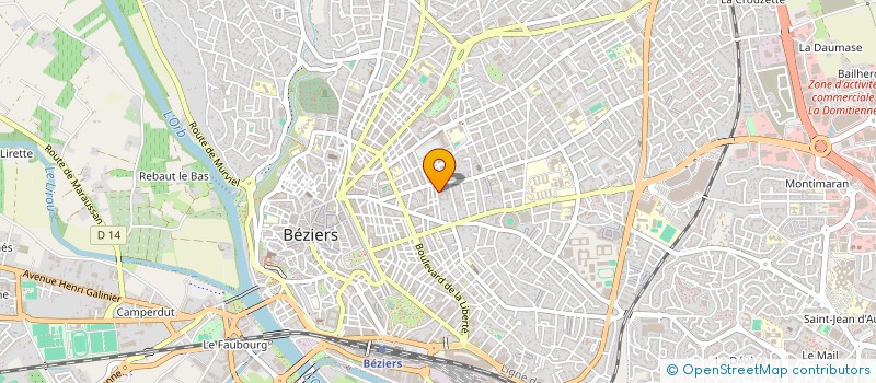 localisation de l'entreprise MADAME MAHDJOUBA AYACHE à BEZIERS