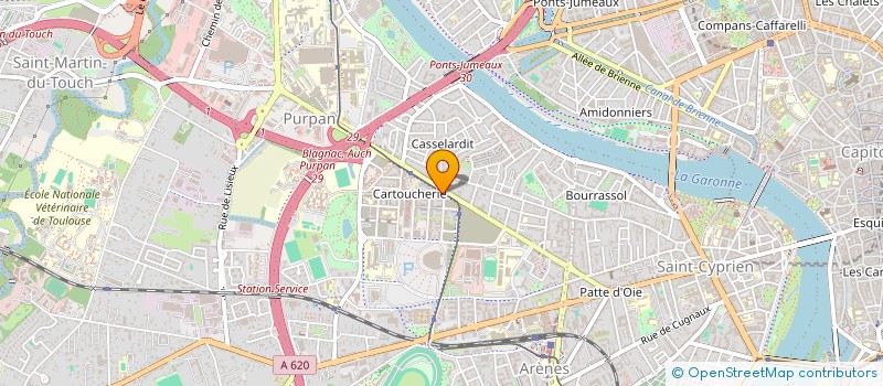 localisation de l'entreprise MADAME MAHE DECAT à TOULOUSE
