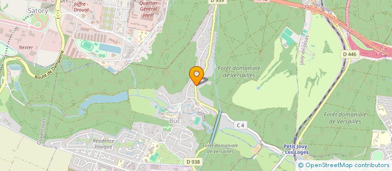 localisation de l'entreprise MADAME MAHE GROULT  BUC