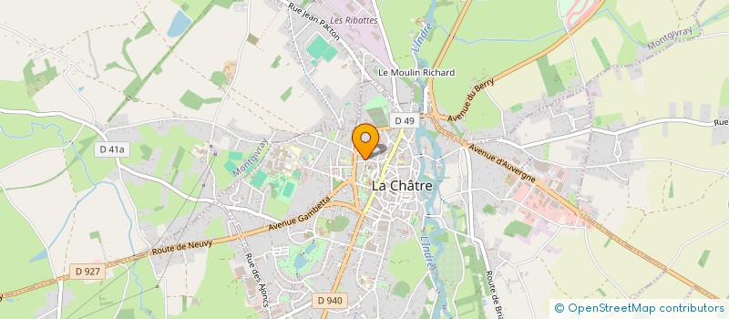 localisation de l'entreprise MADAME MAHE PARISSE à LA CHATRE