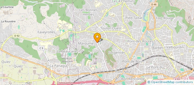 localisation de l'entreprise MADAME MAHE TARCHOUN  TOULON