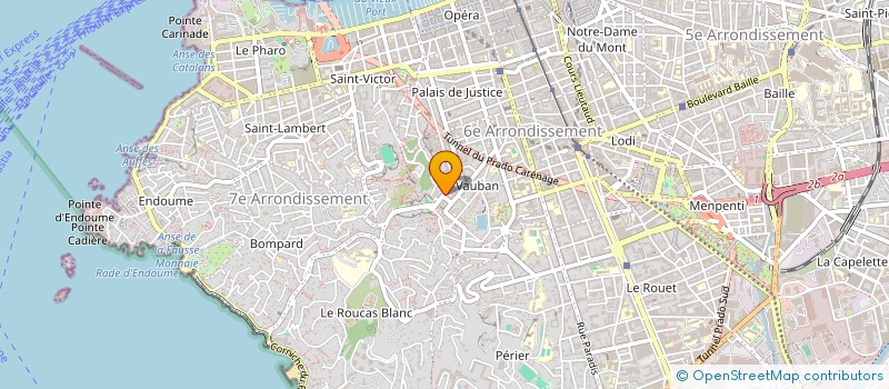 localisation de l'entreprise MADAME MAHENA ANGELMANN à MARSEILLE