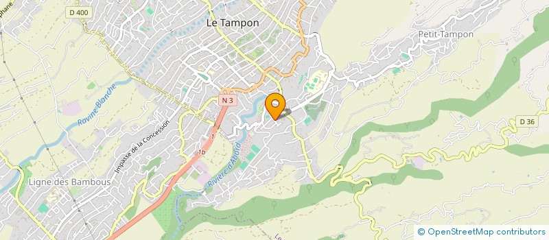 localisation de l'entreprise MADAME MAHEVA AMANO à LE TAMPON