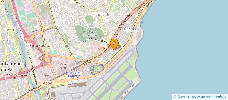 localisation de l'entreprise MADAME MAHEVA BENSOUSSAN à NICE
