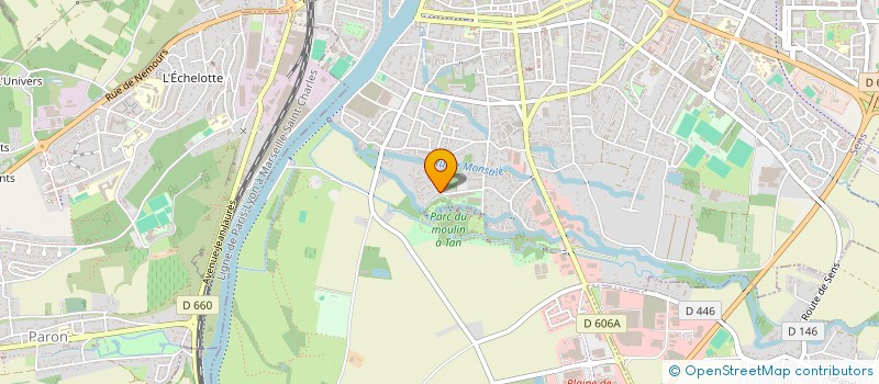 localisation de l'entreprise MADAME MAHEVA MOREAU à SENS