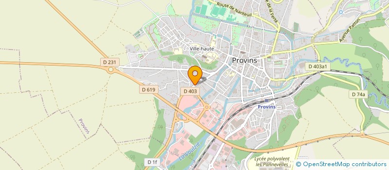 localisation de l'entreprise MADAME MAHEVA PAWLAK  PROVINS