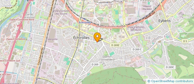 localisation de l'entreprise MADAME MAHIA BOULAKHRASS à ECHIROLLES